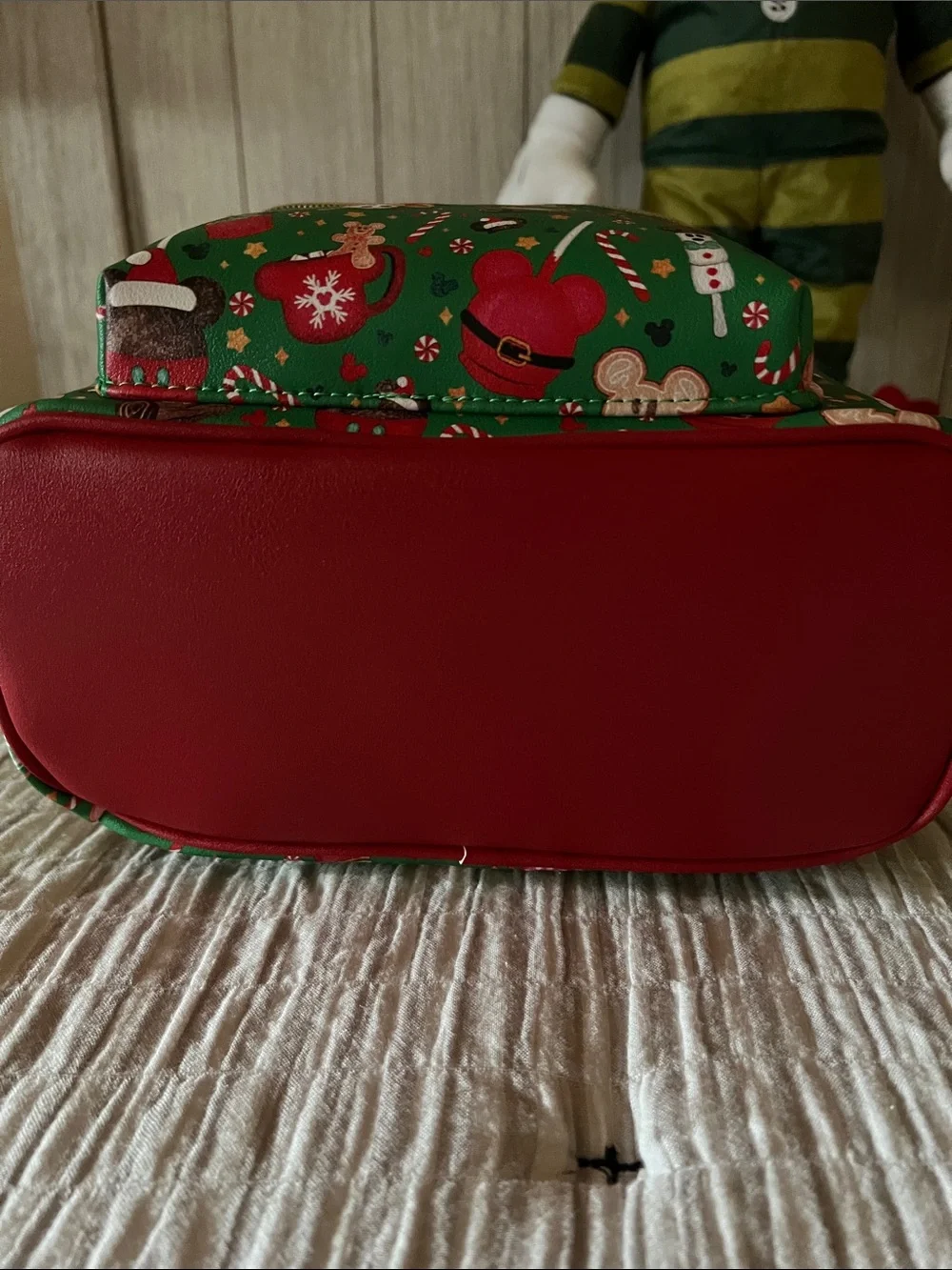 Disney Loungefly Mickey Candy Holiday Treat Bag NWT